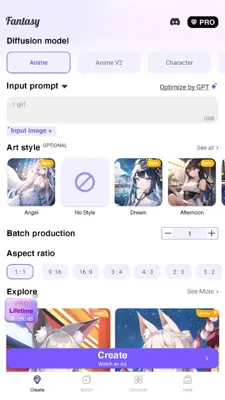 AI Art Generator - Anime Art android App screenshot 0